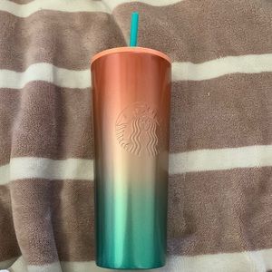NWOT Ombré Metallic Tumbler